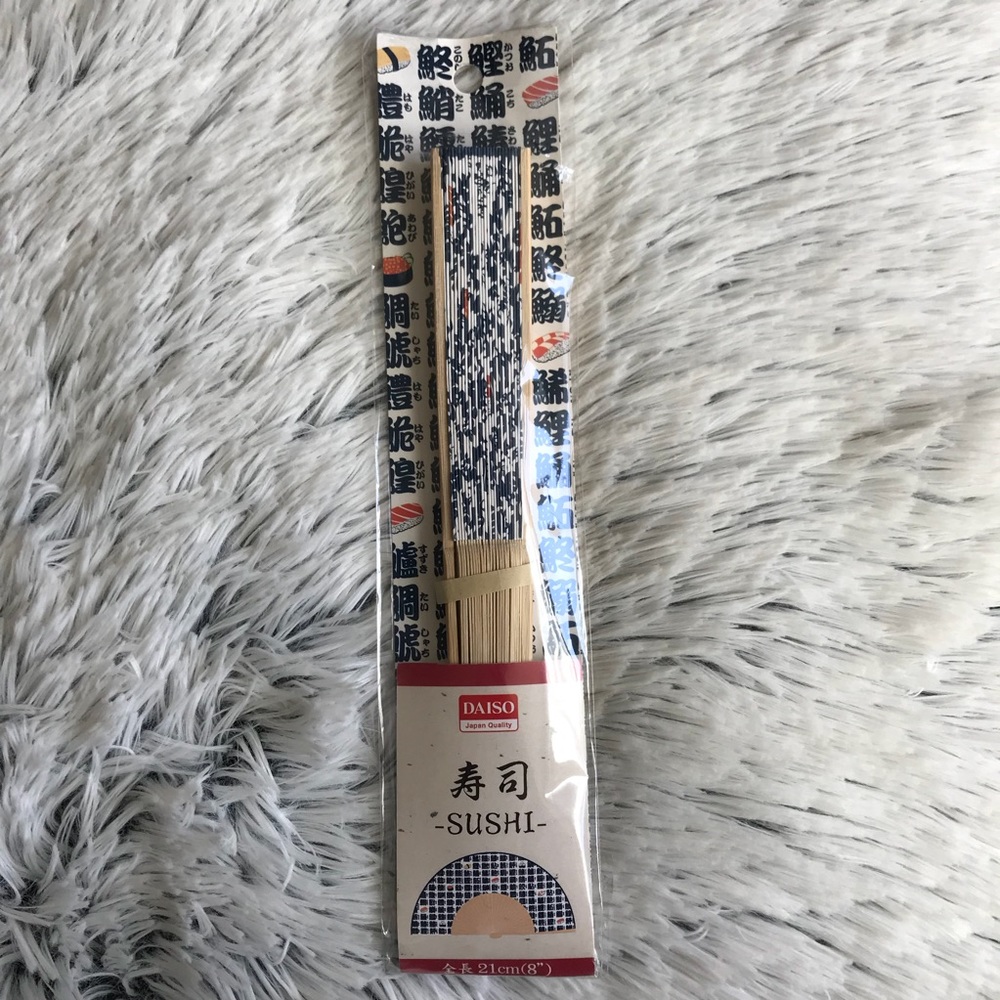 Japanese Sushi Paper Fan
